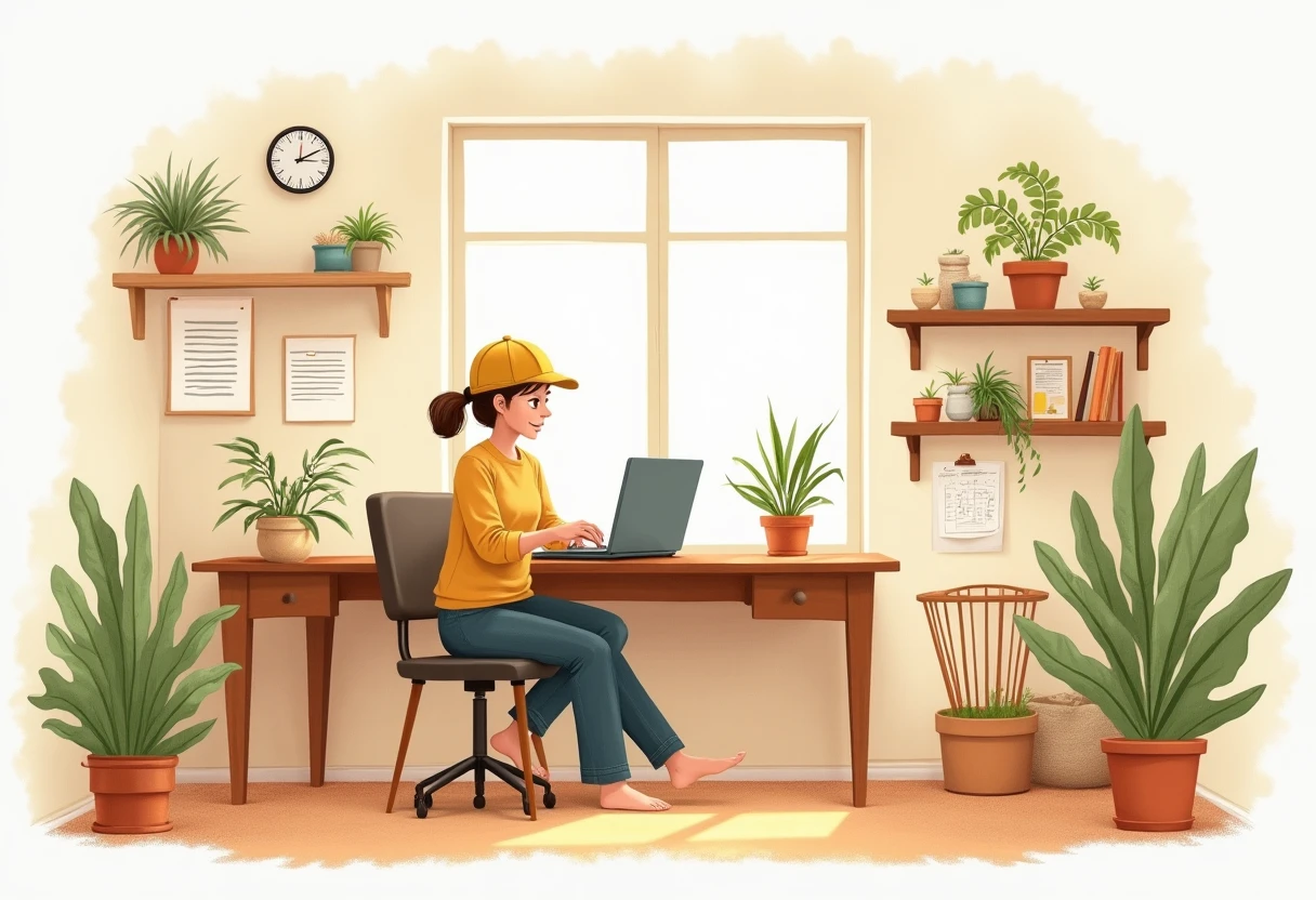 Travail à domicile en service client
