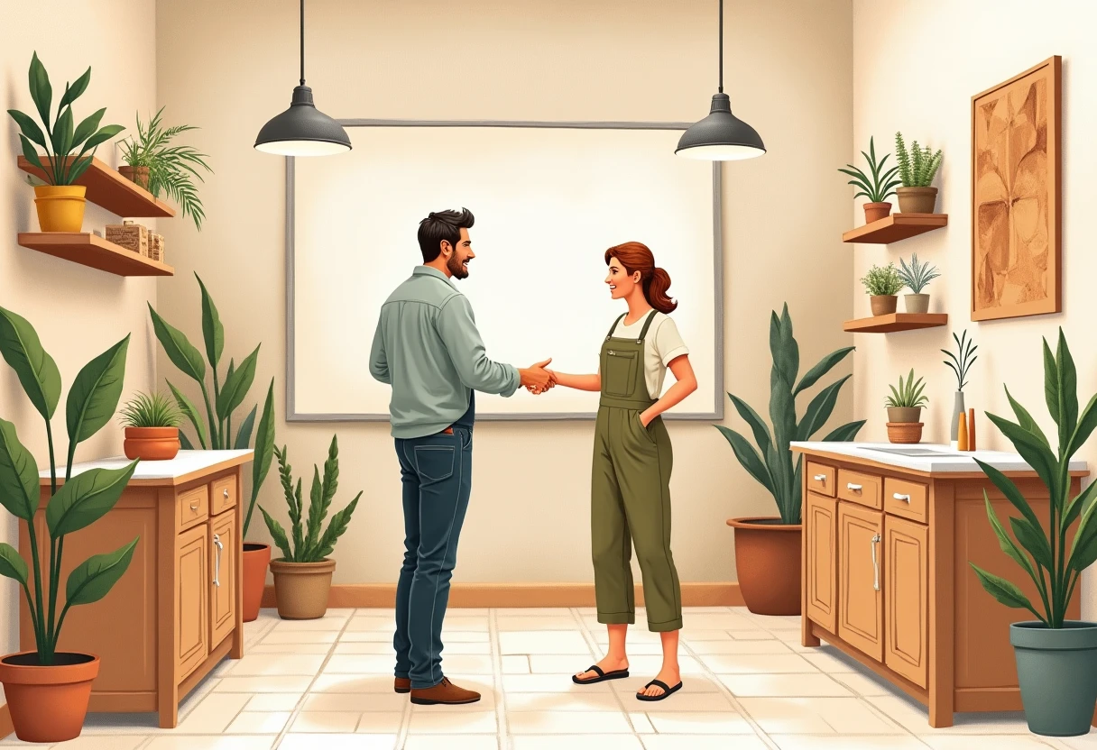 Showroom sales executive environment