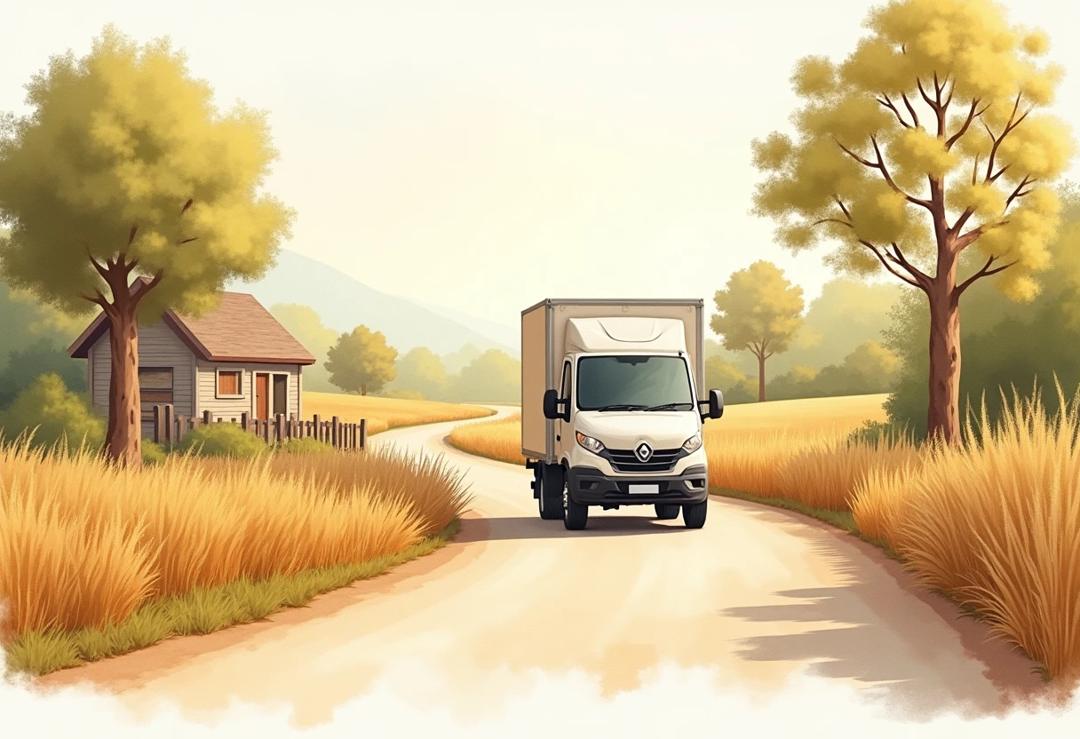 Rural delivery route
