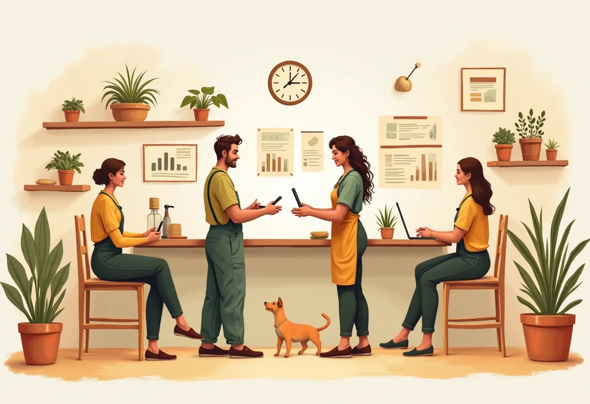 Centro de atención al cliente acogedor