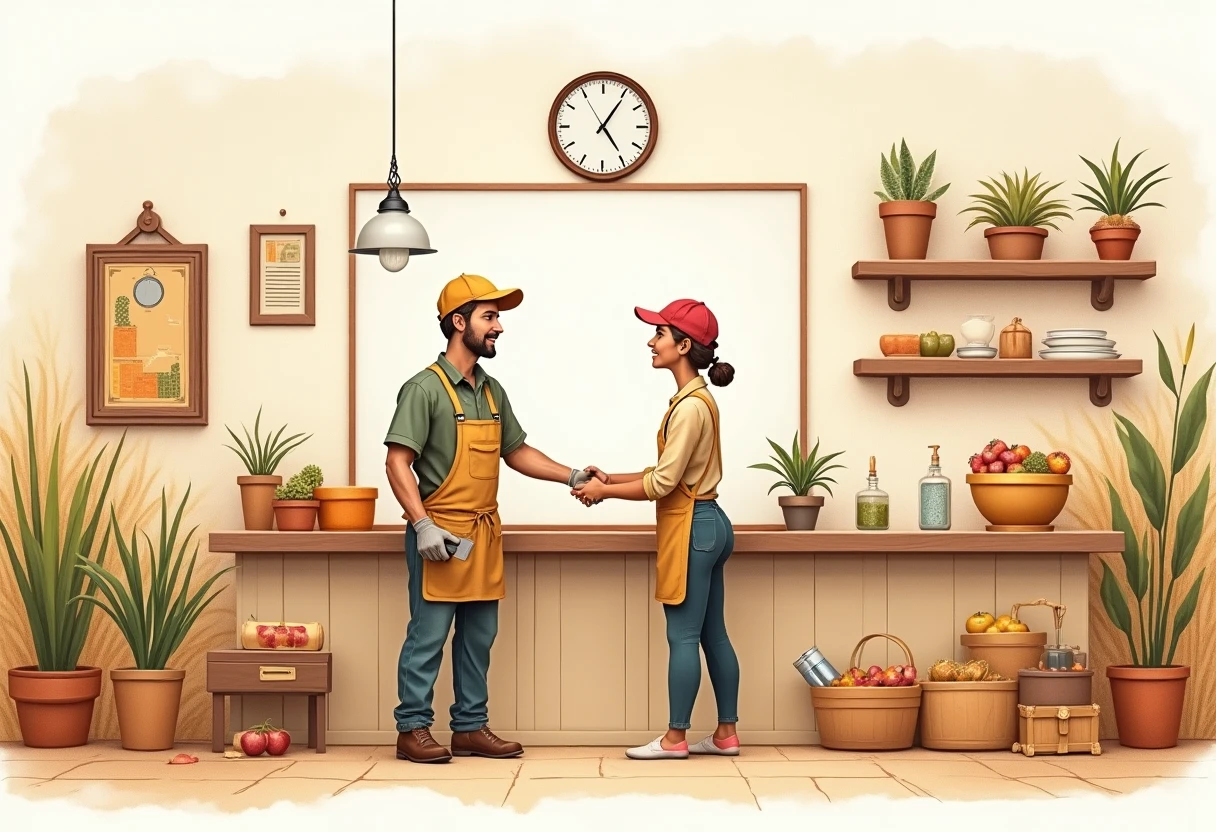 Cenário de vendas em loja
